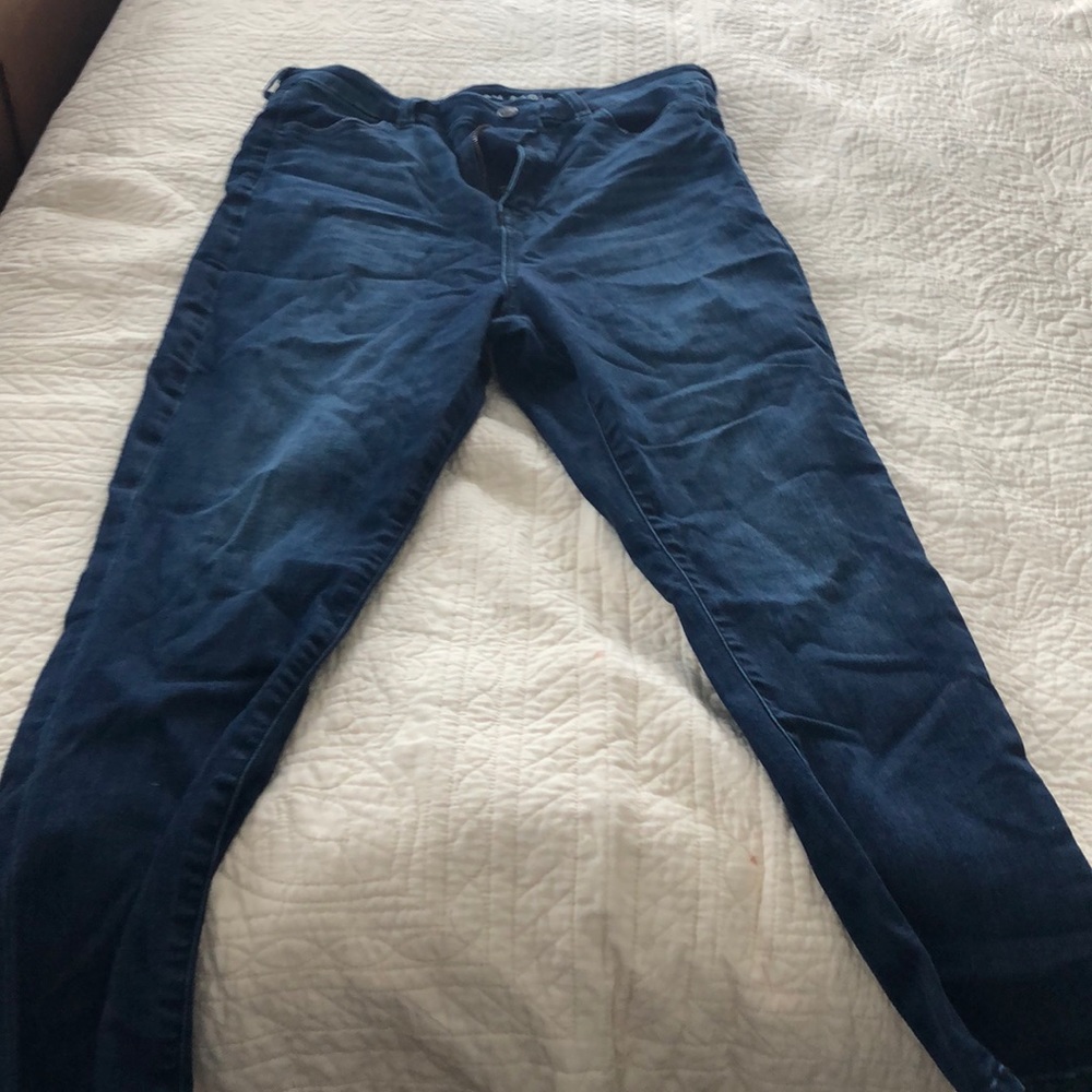 High waisted next level stretch skinny jeans